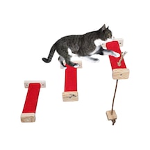 Tırmalamalı Kedi Basamağı Kedi Köprüsü Duvar Yürüyüş Yolu 2 Renk