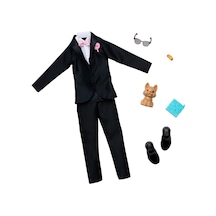 Hwv77 Barbie + Ken Fashion - Damat Aksesuarları Bebekler Ürüne Dahil Değildir. Standart