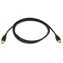 Usb 2.0 A Erkek To Erkek Gold Siyah - 5Metre