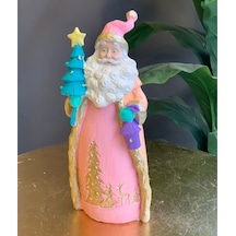 Fenerli Çam Ağaçlı Noel Baba Dekor Hs691-3