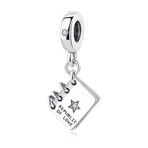 Fubena Açılabilir Aşkın Cumhuriyeti Sallantılı Charm Gümüş