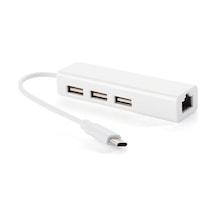 Usb-C 3.1 Type-C 3 Port Usb 3.0 Ve Rj45 Yüksek Hızlı Ethernet Usb-C 3.1 Type-C 3 Port Usb 3.0 Ve Rj45 Yüksek Hızlı Ethernet