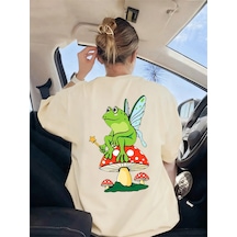 Noıssey Urban Pop Graphic Kadın Tişört Koleksiyonukod 5562 Bej