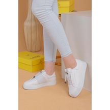 Alvaro Beyaz Renkli Sneaker-beyaz Beyaz