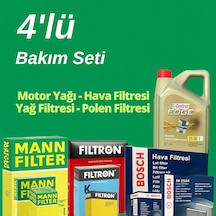 Filtron Vw Golf 6 1.6 Tdi Castrol Edge 4 Lt Filtre Bakım Seti 2008-2012 3kp 4 Lü