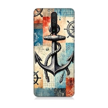 Xiaomi Poco X2 Uyumlu Çapanın Gücü Kompozisyonu Desenli Silikon Kılıf Çok Renkli