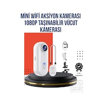 360 Klipsli Manyetik Spor Kamera Yüksek Çözünürlük