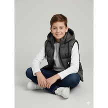 Asya Kids Erkek Şişme Yelek 6-14 Yaş-5100480 - Gri Gri
