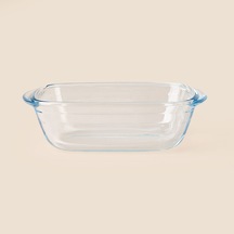 Glass Granada Cam Fırın Kabı - 17x5 Cm Çok Renkli