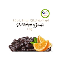 Milat Sütlü, Bitter Mix Çikolata Kaplı Portakal Draje 1 KG