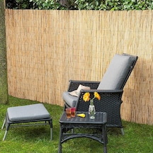 Bişkin Kamış Çit , Hasır Çit , Bambu Çit 1m. X 5m. Uv.misina İp