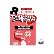 Günay 2025-2026 8. Sınıf Bumerang İnkılap Tarihi 32 Haftalık