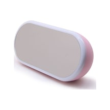 Bt2280 Bluetooth Hoparlörlü Led Aynalı Çalar Saat - 1500mah Pil, Tf Kart Yuvası, 10w Ses