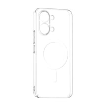 Xiaomi Poco X8 Pro Max İle Uyumlu Şeffaf Kılıf Magsafe Uyumlu Güçlü Mıknatıslı Wireless Şarj Destekli Crystal Clear İnce Sert Arka Kapak Kamera Lens Korumalı Darbe Emici Kılıf