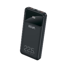Rova RV - PWS608 10000 mAh Taşınabilir Şarj Cihazı Powerbank Siyah