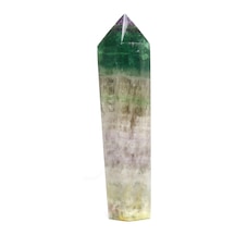 Doğal Florit Taşı Obelisk Kayaç Şifa & Enerji Kristali 200 Gr Dekoratif Taş