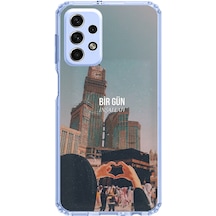 Samsung Galaxy A33 Uyumlu Kabe Sevdası Baskılı Silikon Kılıf Renkli