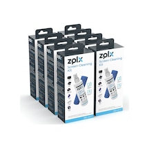 Zolx Ekran Temizleme Seti 8 x 250 ML + Mikrofiber Bez