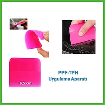 Vaveni Ppf/tph Silikon Çekçek Ragle Cam Filmi Çekme Uygulama Aparatı Pembe 6x7.5cm Arz