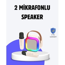 Taşınabilir Bluetooth Karaoke Hoparlör 2400 Mah Batarya