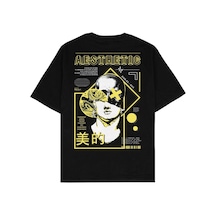 Adrift Aesthetic Siyah Oversize Unisex T-shirt Siyah