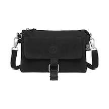 Smart Bags 1147 Krınkle Kumaş Postacı Çantası (Siyah) Siyah