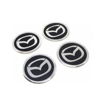 Mazda Alüminyum Yapıştırma Jant Göbeği Siyah 4'lü 60mm 430411411