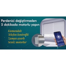 Rovline Akıllı Perde Motoru Rv500 Stor Perde Kasaya Montaj