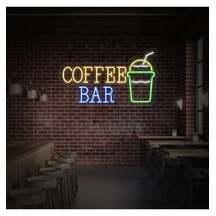 Twins Led Coffee Bar Yazılı Ve Şekilli Neon Tabela Çok Renkli Model:model:50713366