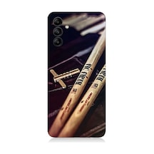 Samsung Galaxy A25 Uyumlu Müzik Notaları Desenli Silikon Kılıf