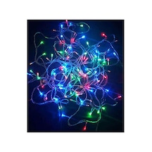 Yılbaşı Led Işık Fonksiyonlu 10m 100 Ampül Renkli 1 Adet Bakır