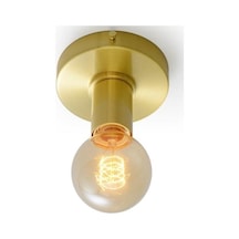 Mylights Retro Rustik Mat Gold Tavan Aplik Ve Tavan Armatürü A Diğer