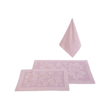 Derya Banyo Paspas Takımı- 3Lü Pembe Derya Banyo Paspas Takımı- 3Lü Pembe