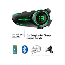 A50 5x Eşleşmeli İntercom Motor Kurye Kask Bluetooth Kulaklık