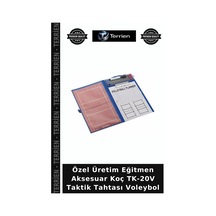Özel Üretim Eğitmen Aksesuar Koç Tk-20v Taktik Tahtası Voleybol