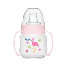 Wee Baby 753 Akıtmaz Kulplu Pp Antikolik Bardak 125 ML Pembe