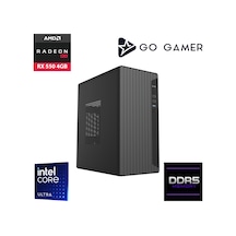 Go Gamer E267D ULTRA 225F 16 GB 1 TB SSD RX550 4 GB 24" Free Dos Oem Paket Masaüstü Oyuncu Bilgisayarı