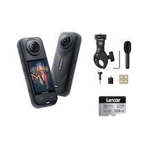 X5 Aksiyon Kamerası - Motosiklet Kiti 128 Gb Heavy Siyah