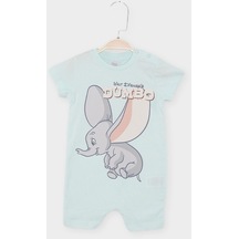 Dumbo Erkek Bebek Kısa Tulum Dm21829-su Yeşili