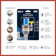 Bezos Musluk Ucu Filtre 6 Katmanlı 360 16-19mm Uyumlu Erdotıca Standart