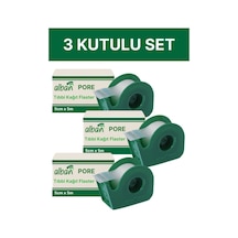 Kağıt Flaster 5cmx5m, 3 Kutulu Set, Medikal Pore Cerrahi Bant