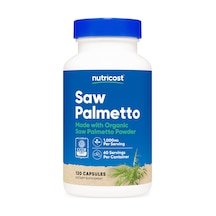 Nutricost Made With Organic Saw Palmetto 1000 Mg 120 Caps Cilt +