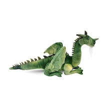 Animals Of The World Ejderha Peluş Oyuncak, Yeşil, 36cm Açık Bej