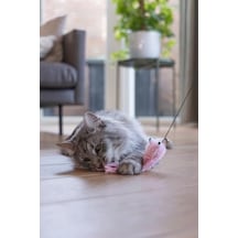 Kedi Oltası, Zilli, Peluş Ahtapot, Açık Bej
