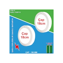 Greentech Şarjlı Hareket Sensörlü Led Aydınlatma / GT-CL05-2 Adet