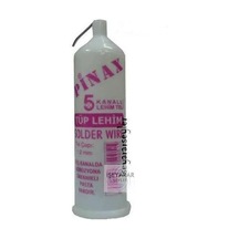 Pinax 1.2mm 5 Kanalli Pastalı Tüp Lehim Teli Tüm Cihazlarin Onarımında Güvenle Kullanılabilir
