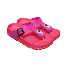 Twigy Celine Çocuk Parmak Arası Terlik Pembe Mor 31/35 K1346-RB Fuşya