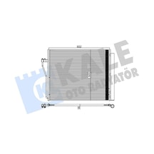 Kale Klıma Radyatoru Bmw X5 -x6 / E70-e71-e72-f15-f16-f86 Klr-342505
