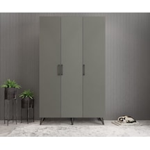 Duke 3 Kapaklı Ayakkabılık Füme 120 Cm M1