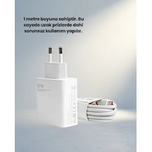 Turbo Hızlı Şarj Cihazı 67 Watt Honor 50 70 90 Uyumlu